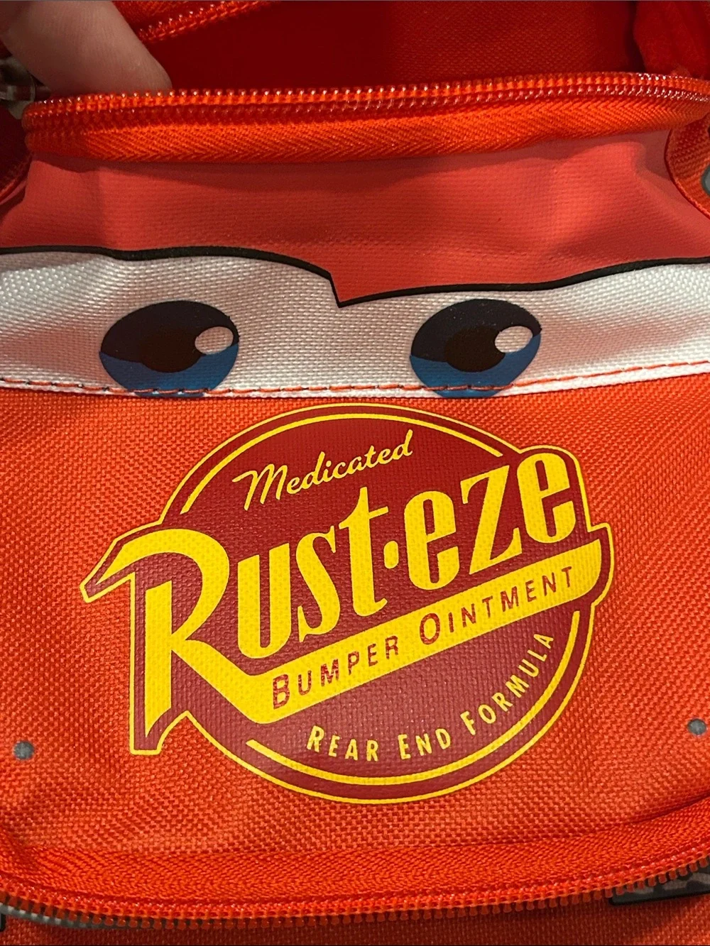 Disney Pixar Cars 3 Lightning McQueen 95 Rusteze Red Lunch Box Bag NWT